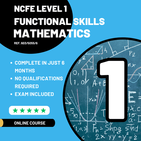NCFE Level 1 Functional Skills Mathematics – Online Course