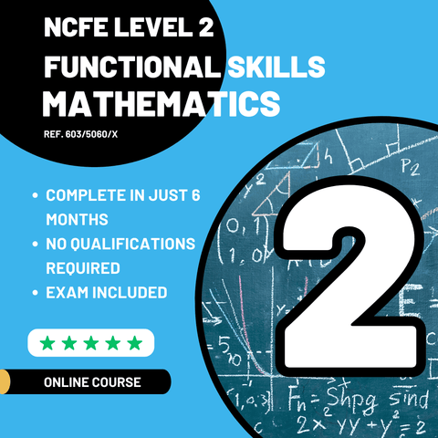 NCFE Level 2 Functional Skills Mathematics – Online Course