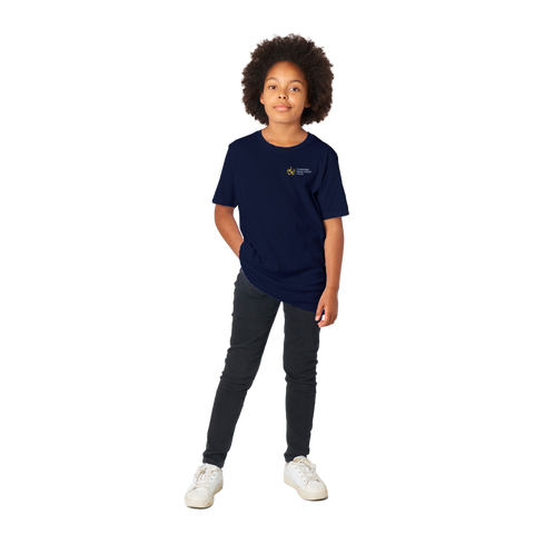 CHS Organic Kids Crewneck T-shirt Navy