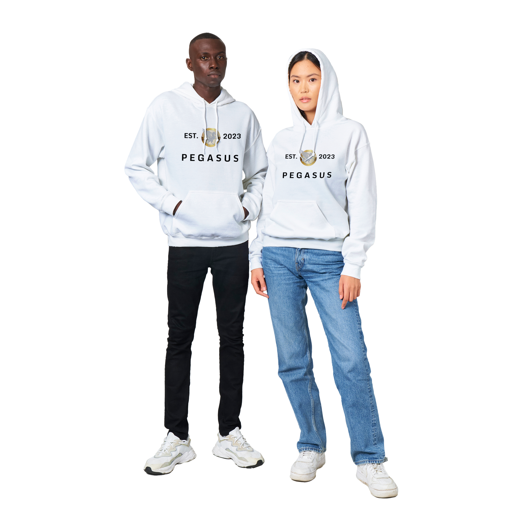 Pegasus Winged hoodie (Exclusive White)
