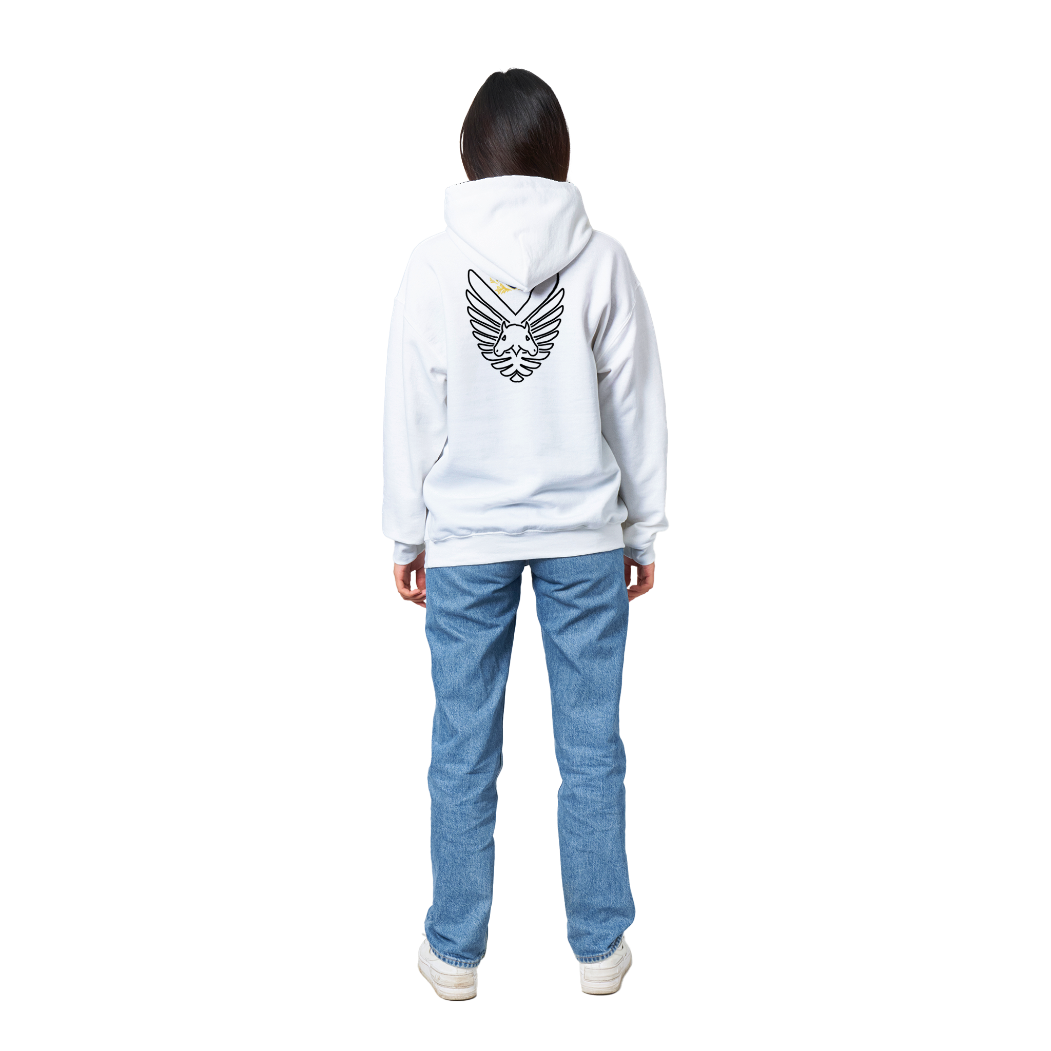 Pegasus Winged hoodie (Exclusive White)