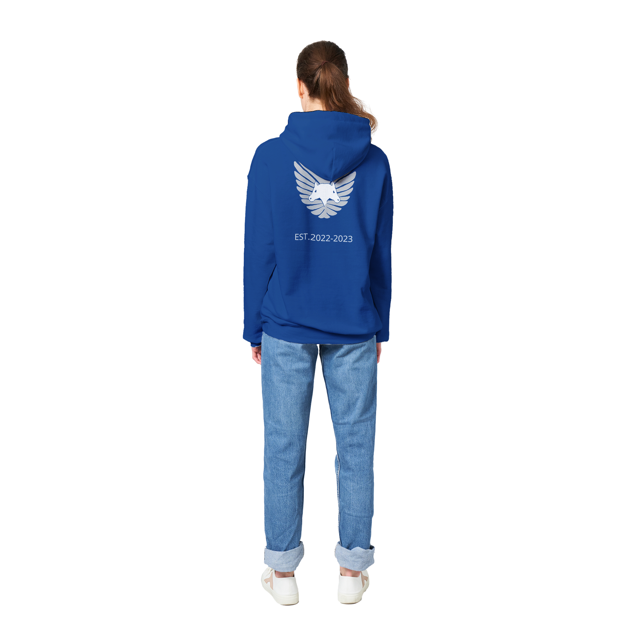 Pegasus Winged hoodie (Regular blue)
