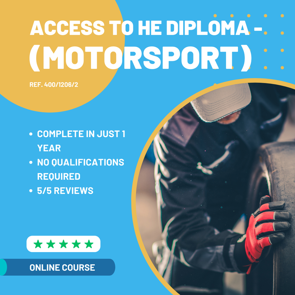 Online Access to Higher Education Diploma (Motorsport) Ref. 400/1206/2