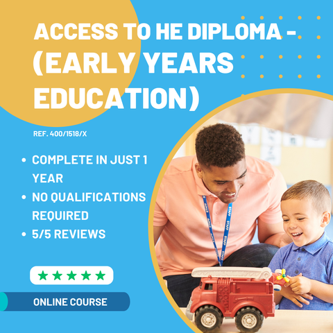 Online Access to Higher Education Diploma (Early Years Education) Ref. 400/1518/X