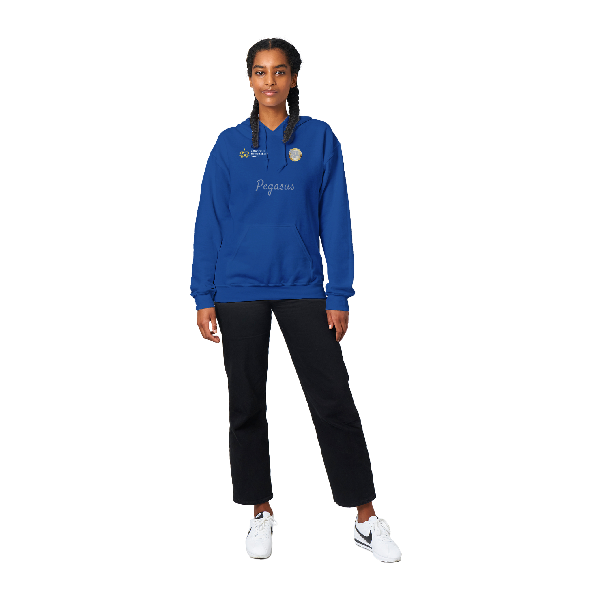 Pegasus Winged hoodie (Regular blue)