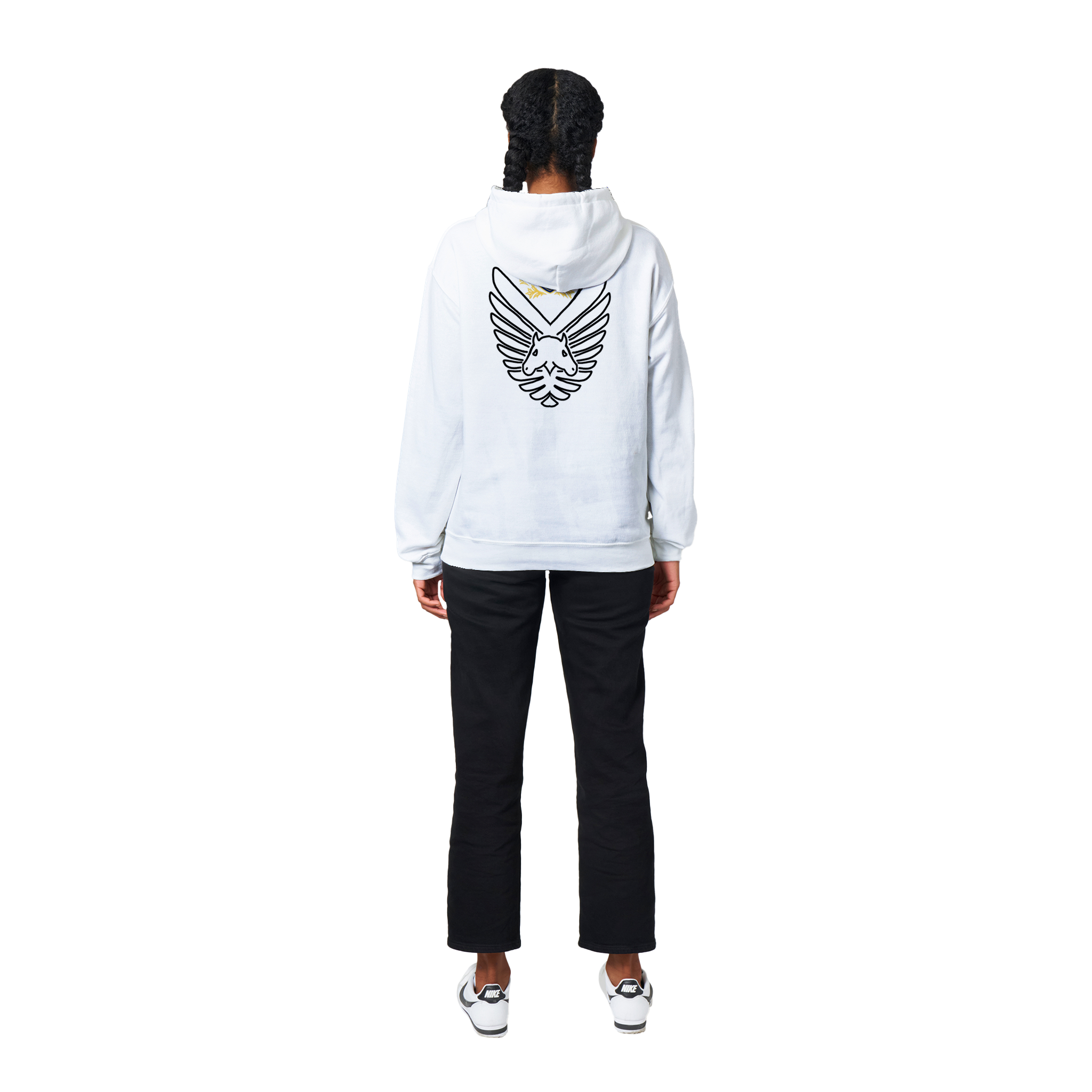 Pegasus Winged hoodie (Exclusive White)
