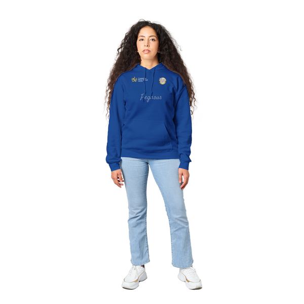 Pegasus Winged hoodie (Regular blue)