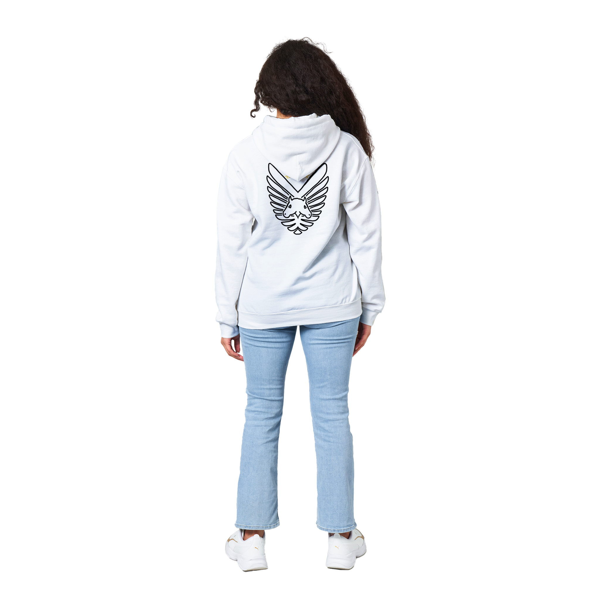 Pegasus Winged hoodie (Exclusive White)