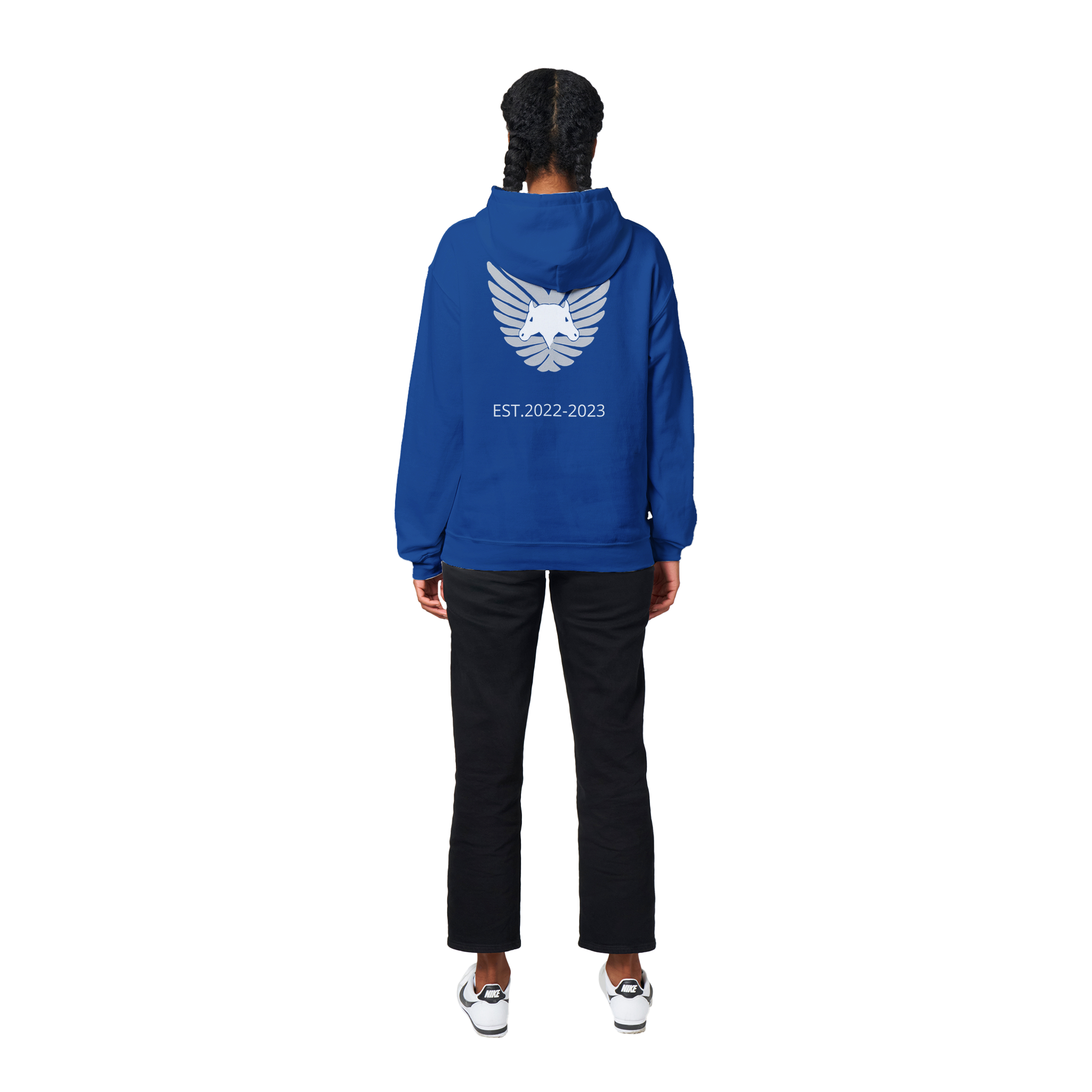Pegasus Winged hoodie (Regular blue)
