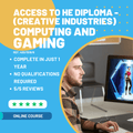 Online Access to Higher Education Diploma (Creative Industries - Computing and Gaming) Ref. 400/1516/6