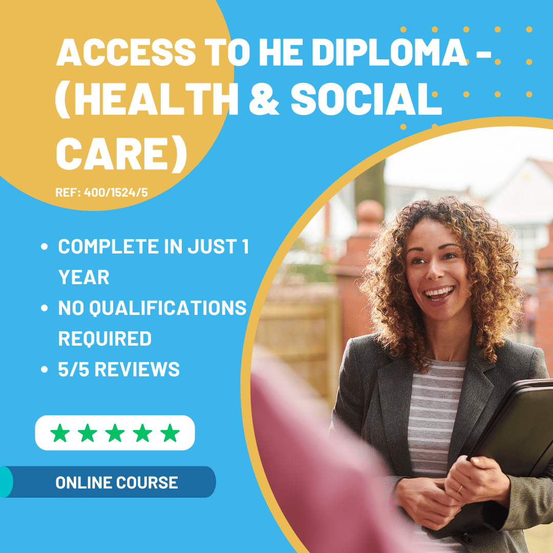 Online Access to Higher Education Diploma (Health and Social Care) Ref. 400/1524/5