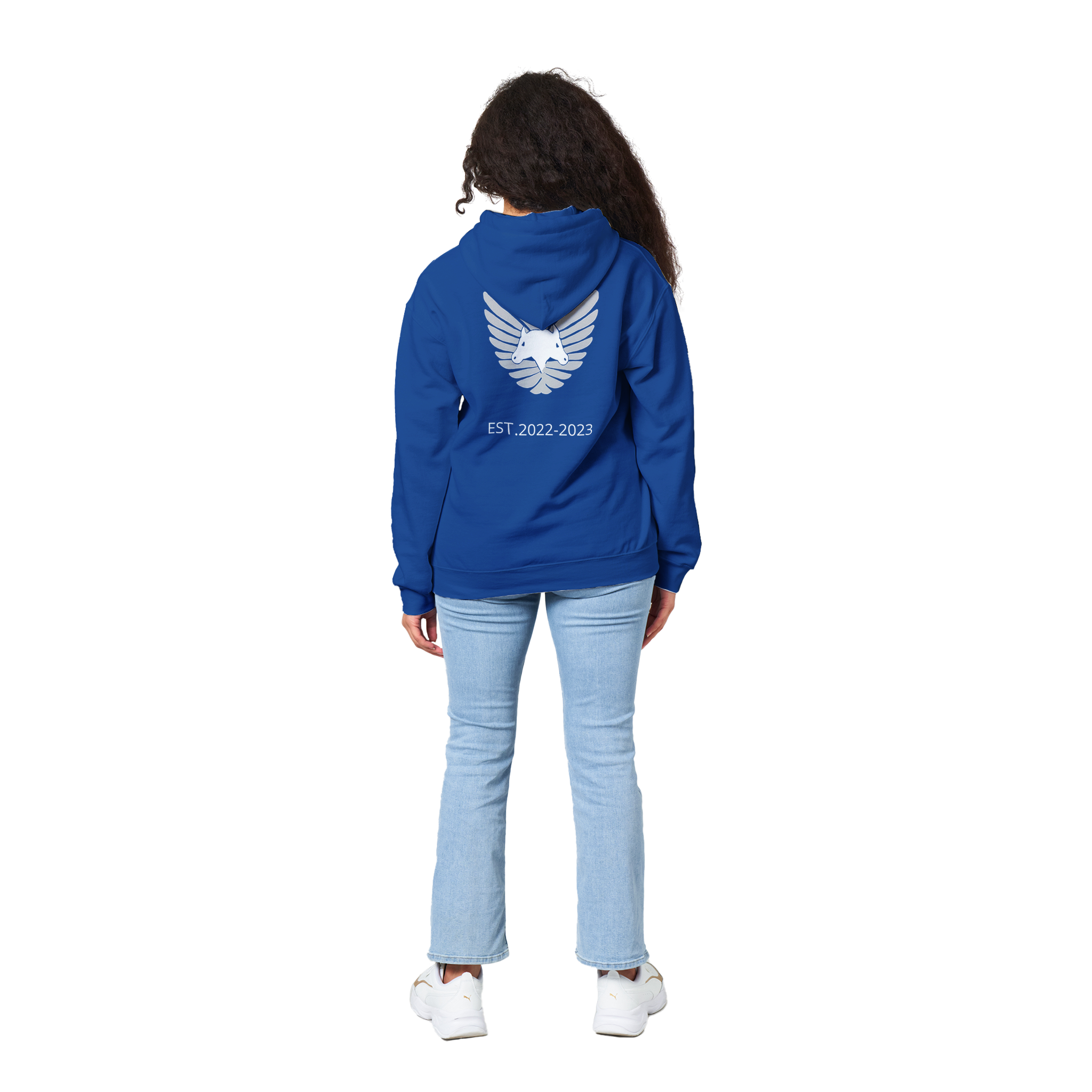Pegasus Winged hoodie (Regular blue)