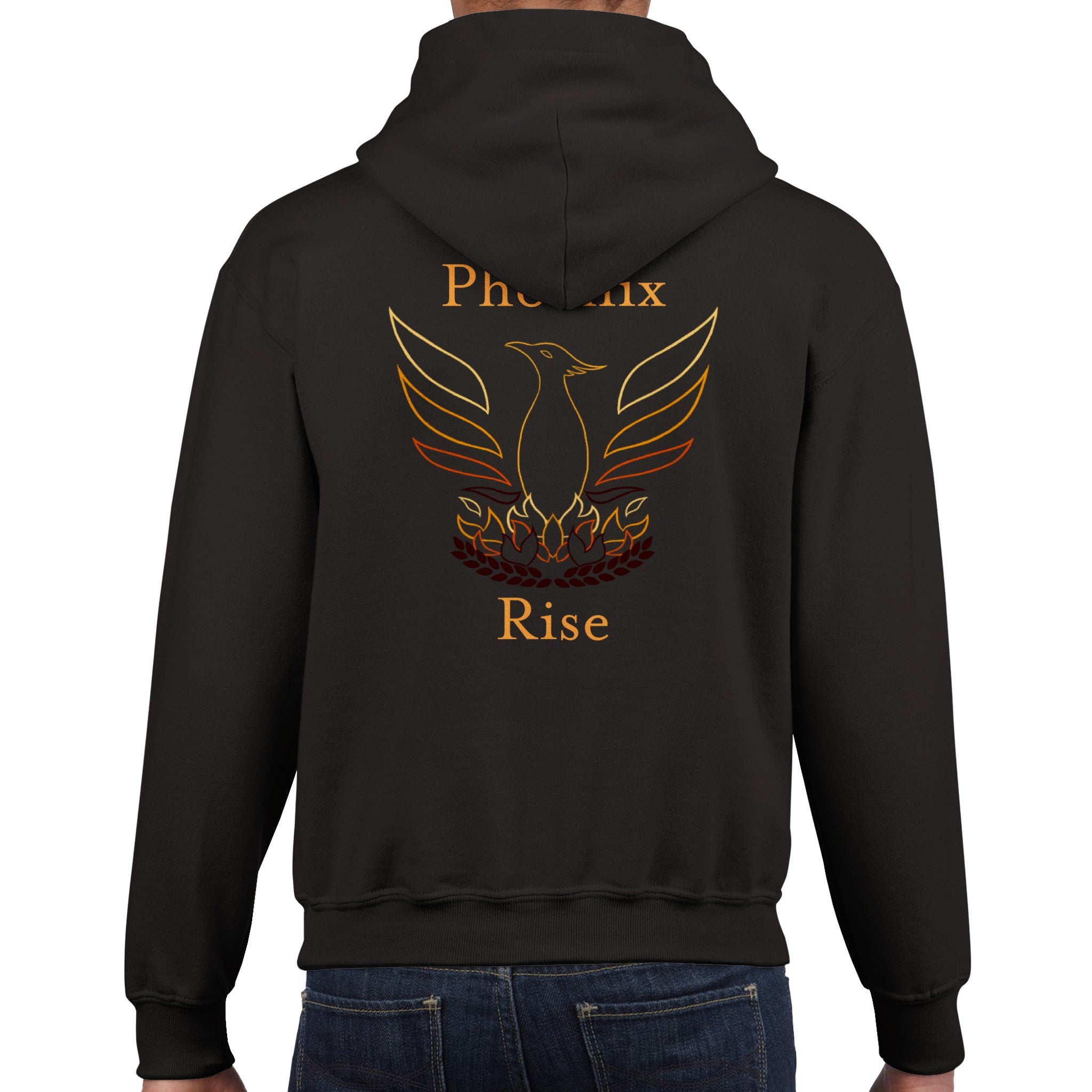 Kids Phoenix Hoodie - Black