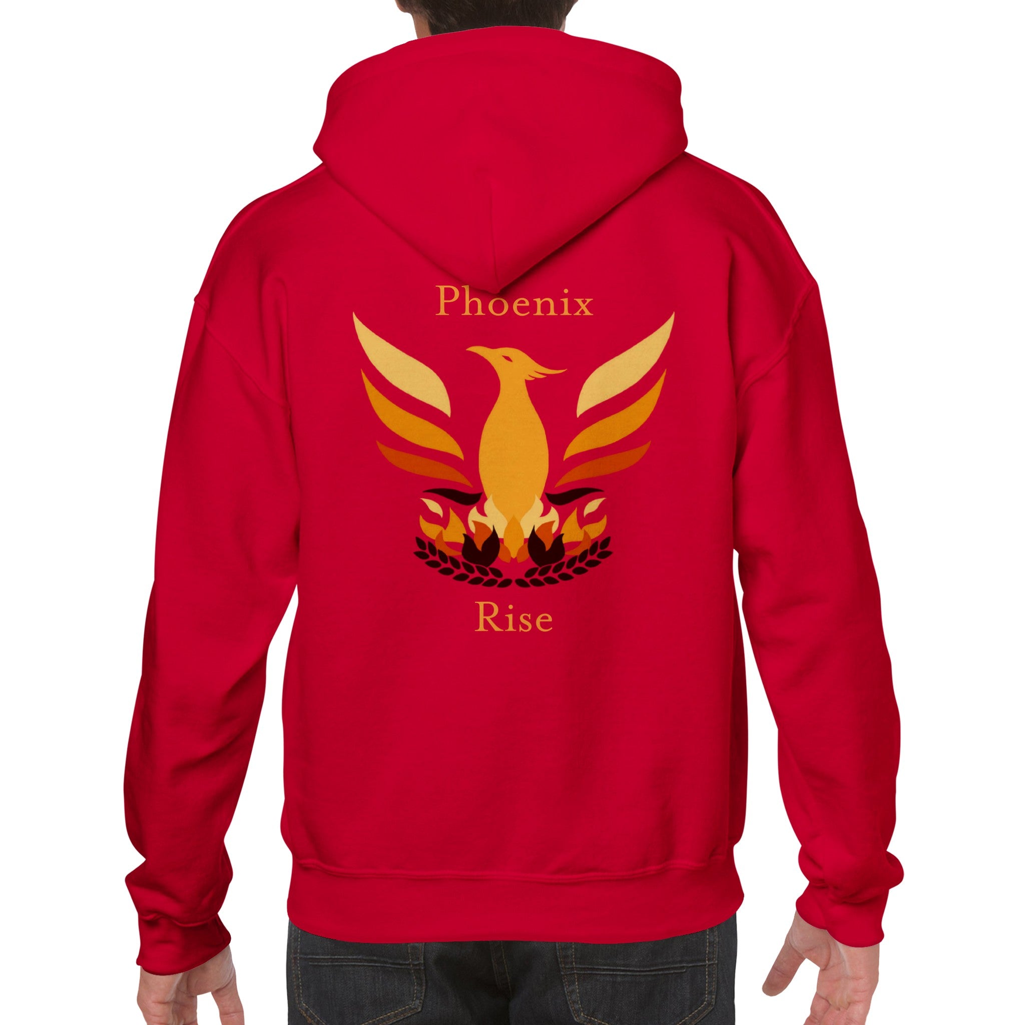 Adult Phoenix Hoodie - Red
