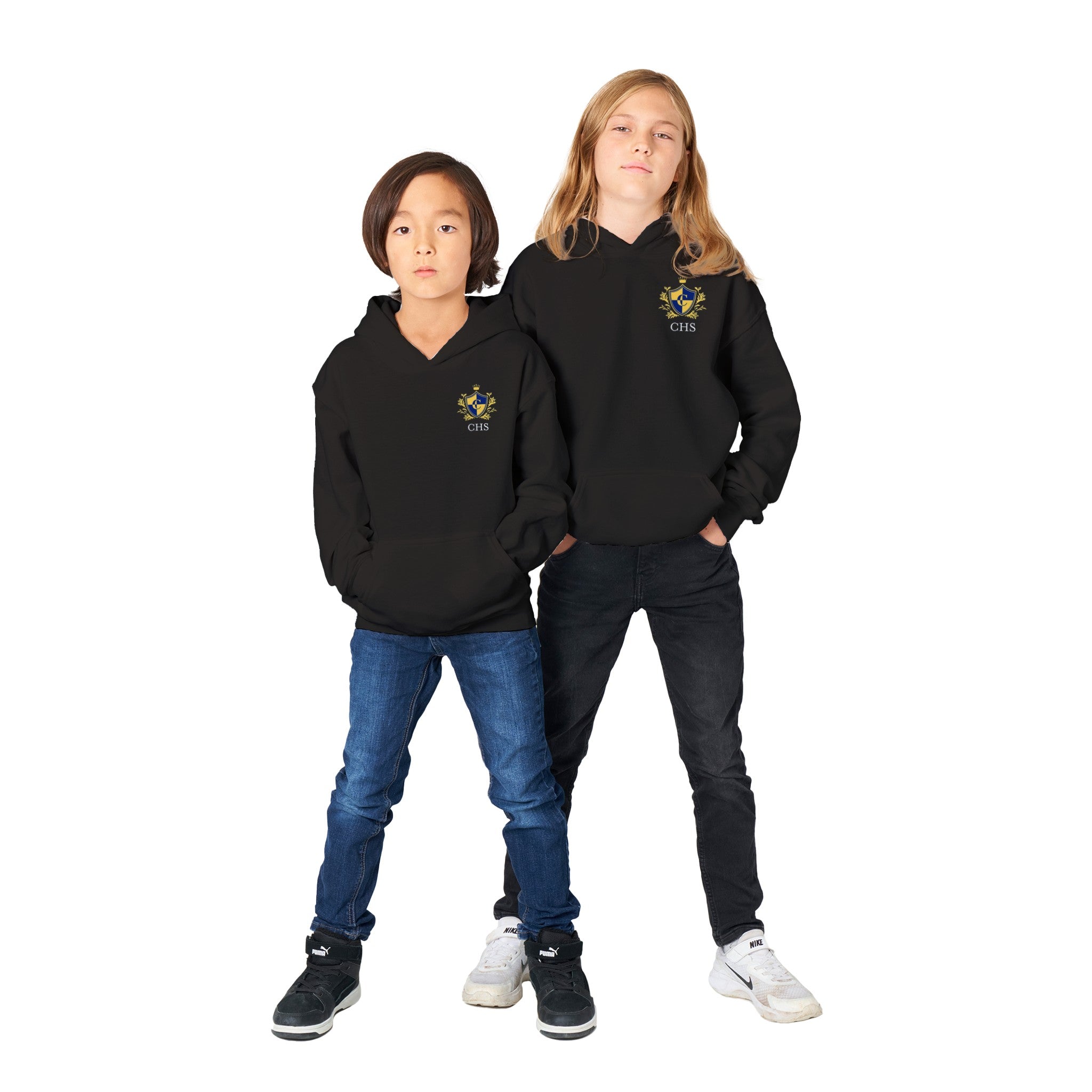 Kids Phoenix Hoodie - Black