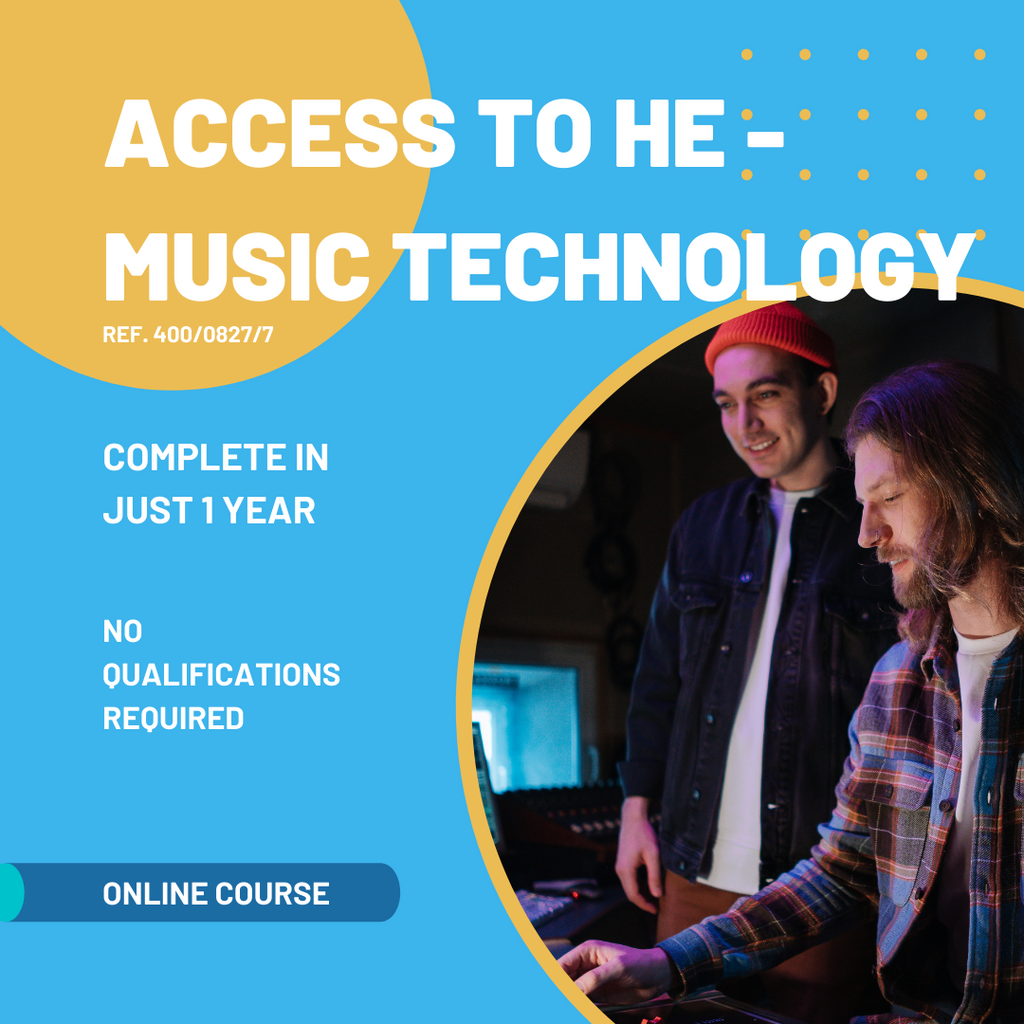 music technology access course online distance learning