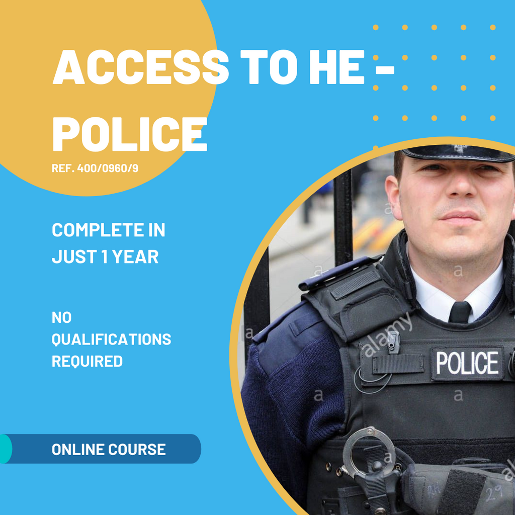 career in policing or public sector access diploma course online