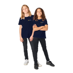 CHS Organic Kids Crewneck T-shirt Navy