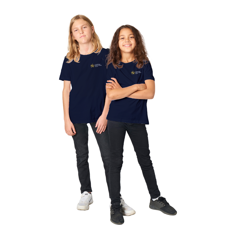 CHS Organic Kids Crewneck T-shirt Navy