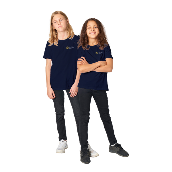 CHS Organic Kids Crewneck T-shirt Navy