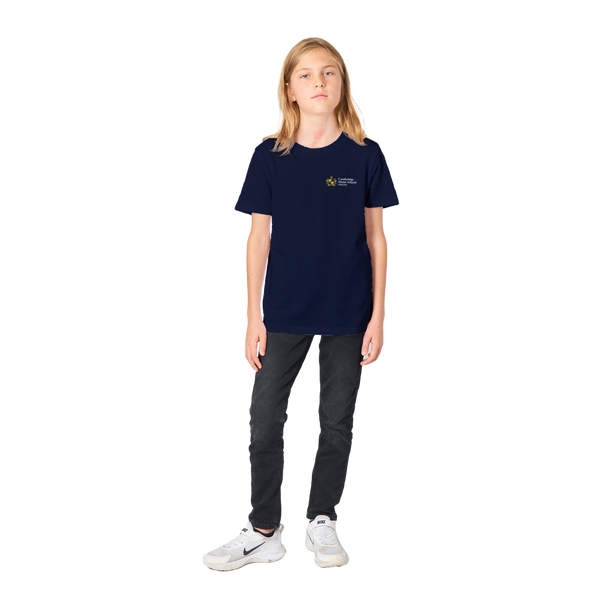 CHS Organic Kids Crewneck T-shirt Navy