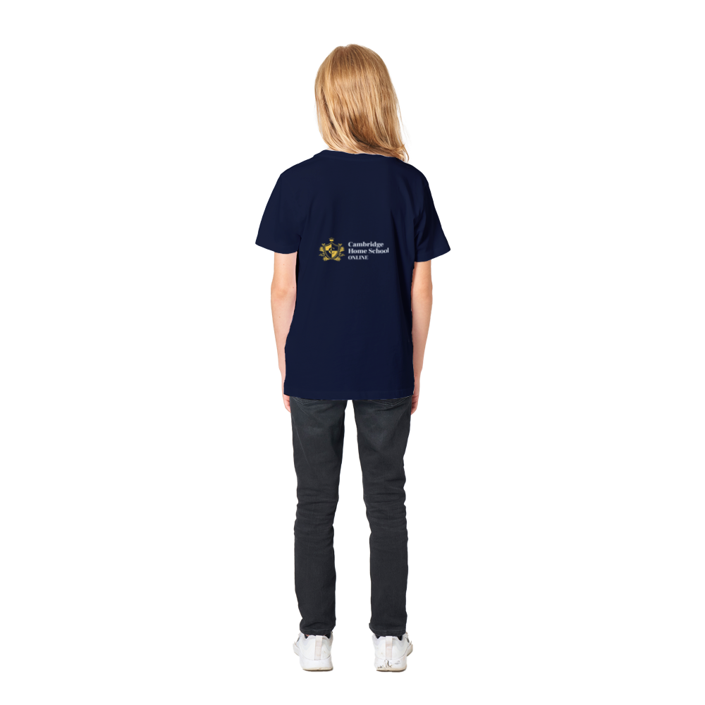 CHS Organic Kids Crewneck T-shirt Navy