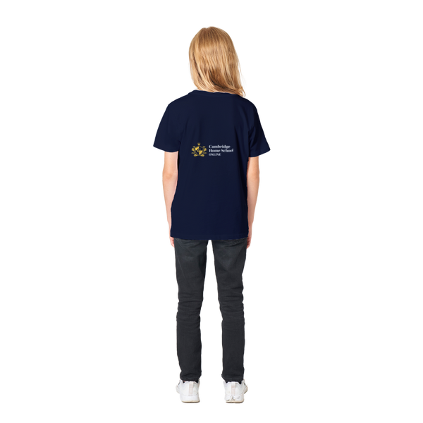 CHS Organic Kids Crewneck T-shirt Navy