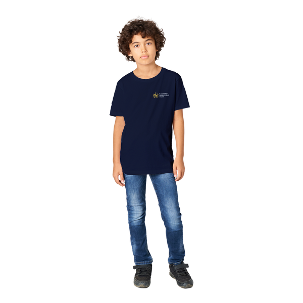 CHS Organic Kids Crewneck T-shirt Navy