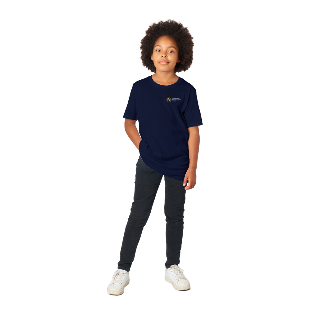 CHS Organic Kids Crewneck T-shirt Navy