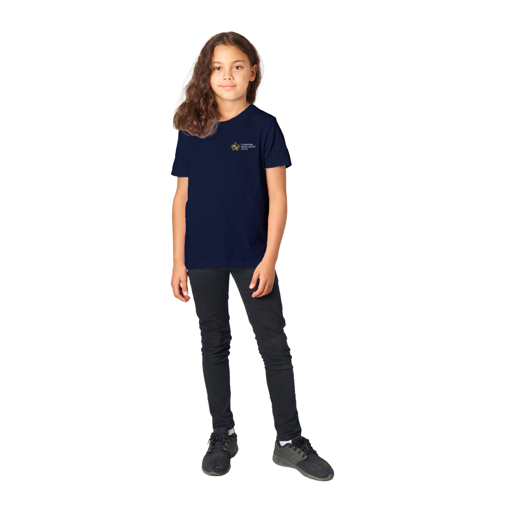 CHS Organic Kids Crewneck T-shirt Navy