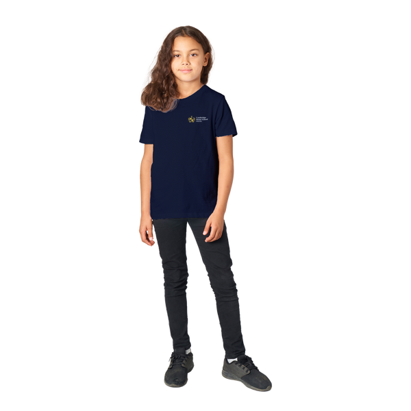 CHS Organic Kids Crewneck T-shirt Navy