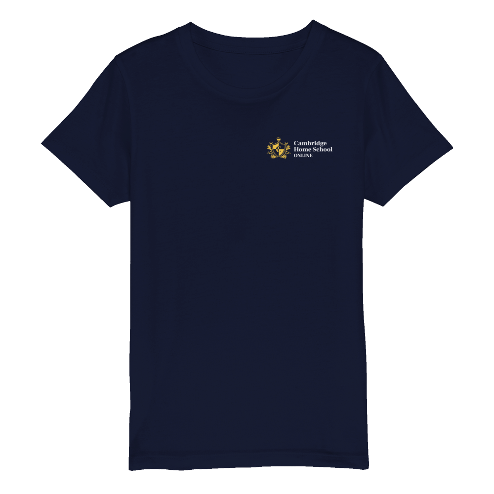 CHS Organic Kids Crewneck T-shirt Navy