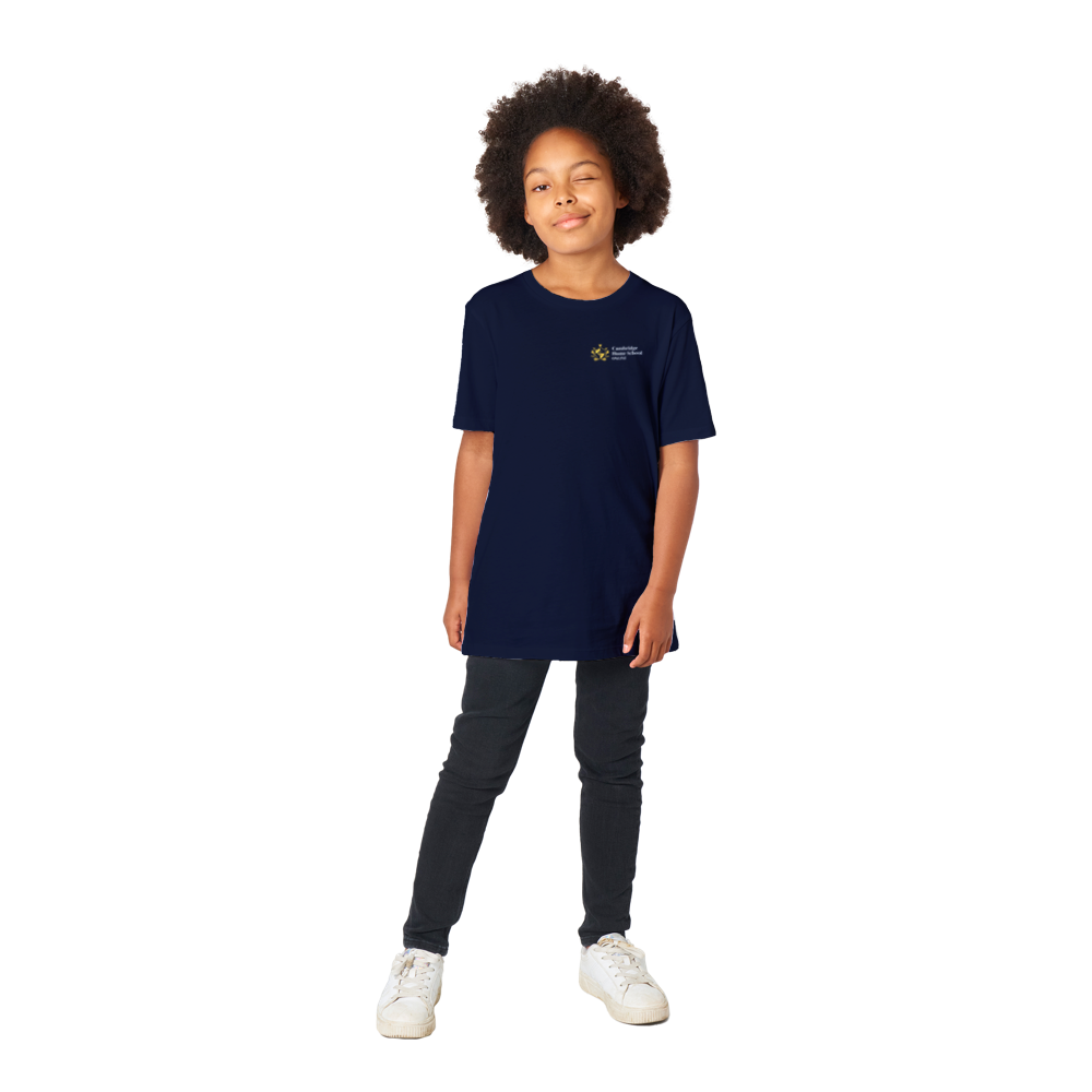 CHS Organic Kids Crewneck T-shirt Navy