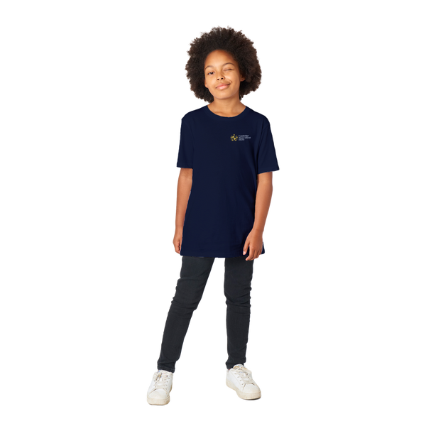 CHS Organic Kids Crewneck T-shirt Navy