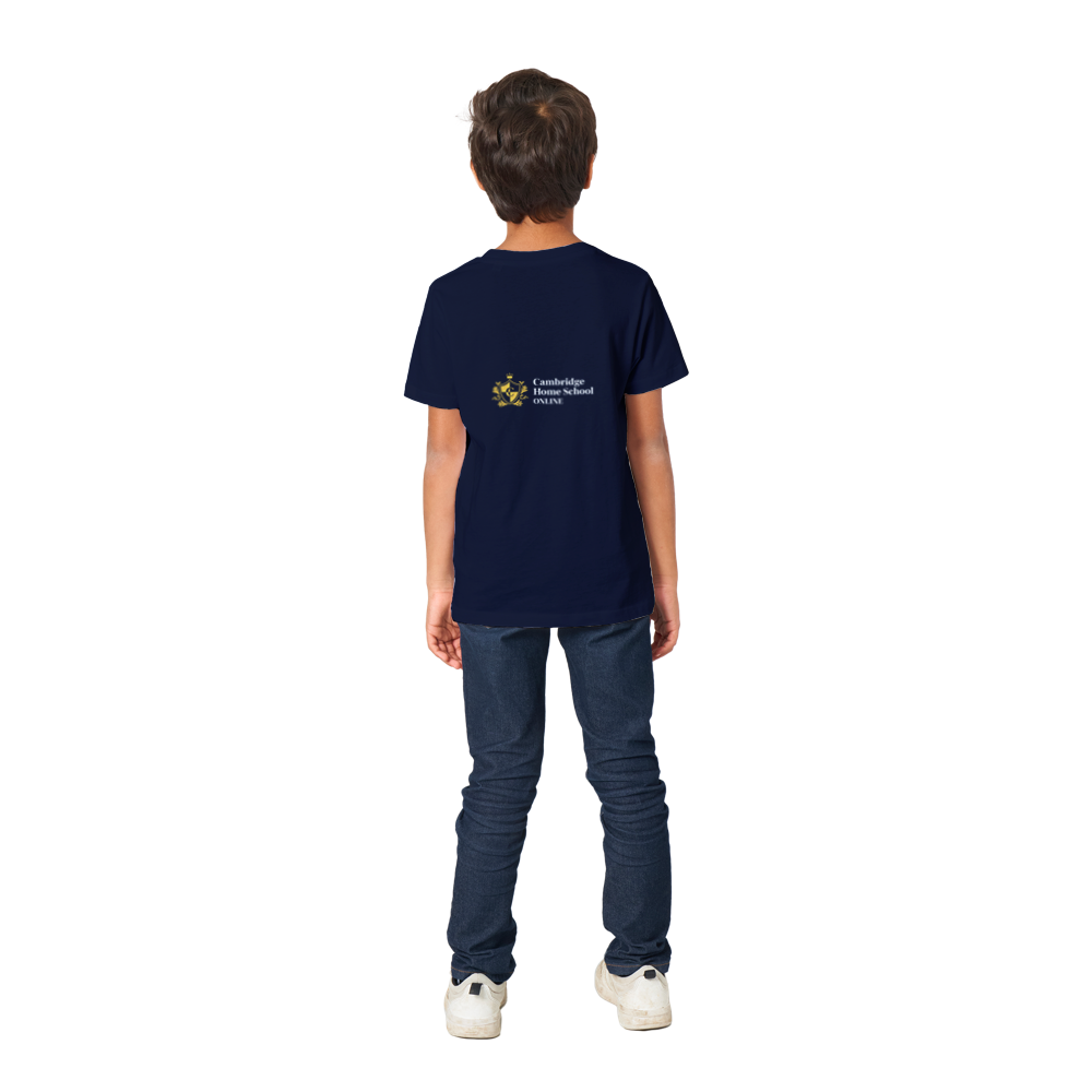CHS Organic Kids Crewneck T-shirt Navy