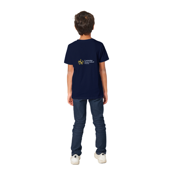 CHS Organic Kids Crewneck T-shirt Navy