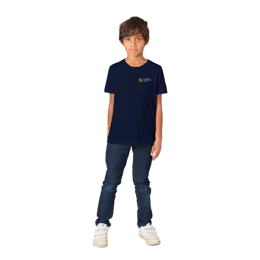 CHS Organic Kids Crewneck T-shirt Navy