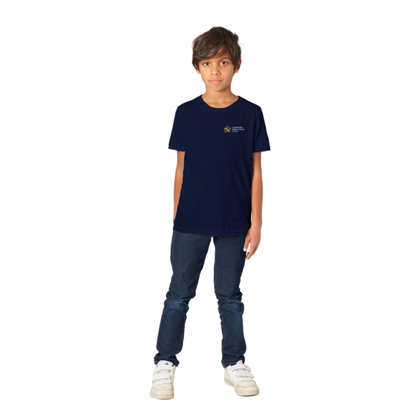 CHS Organic Kids Crewneck T-shirt Navy