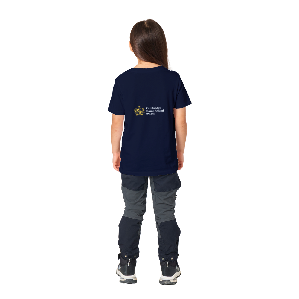 CHS Organic Kids Crewneck T-shirt Navy