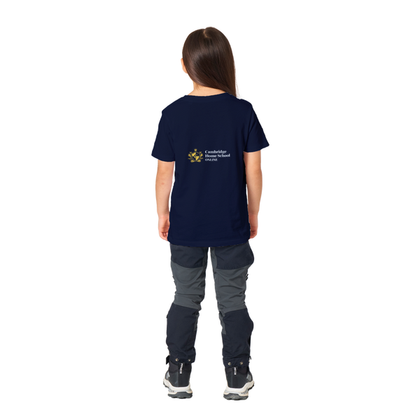 CHS Organic Kids Crewneck T-shirt Navy