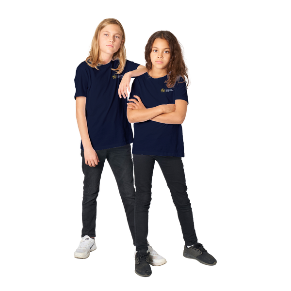 CHS Organic Kids Crewneck T-shirt Navy