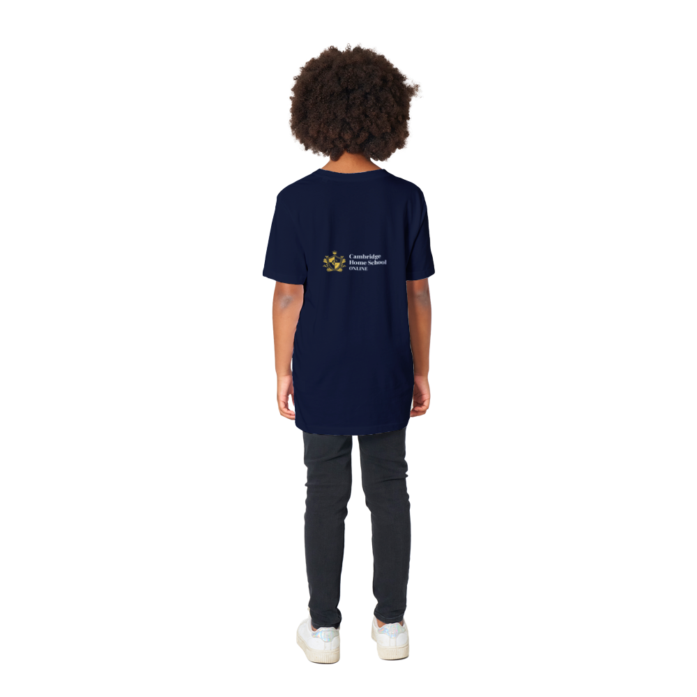 CHS Organic Kids Crewneck T-shirt Navy