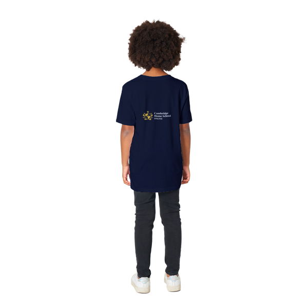 CHS Organic Kids Crewneck T-shirt Navy