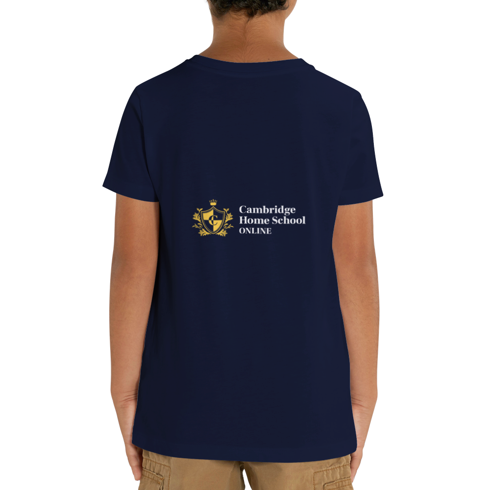 CHS Organic Kids Crewneck T-shirt Navy