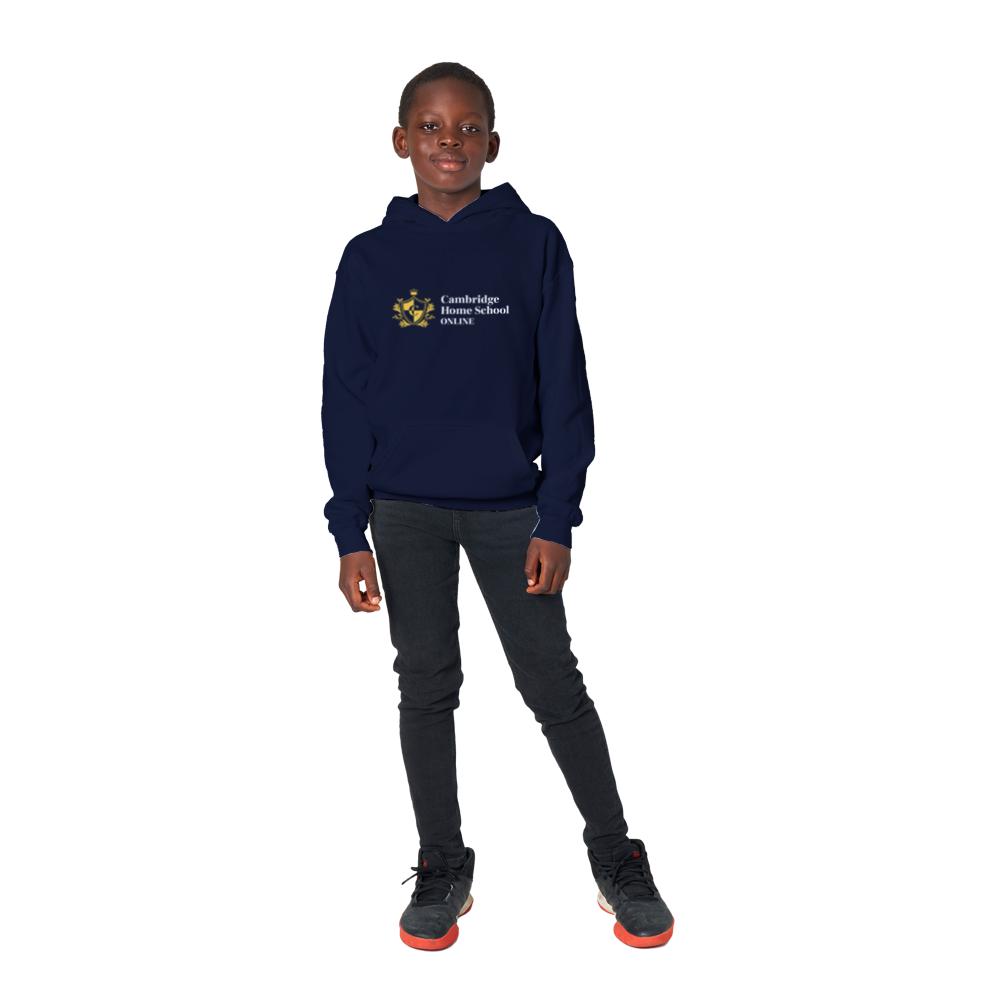 Classic CHS Kids Pullover Hoodie Navy Cambridge Online Education