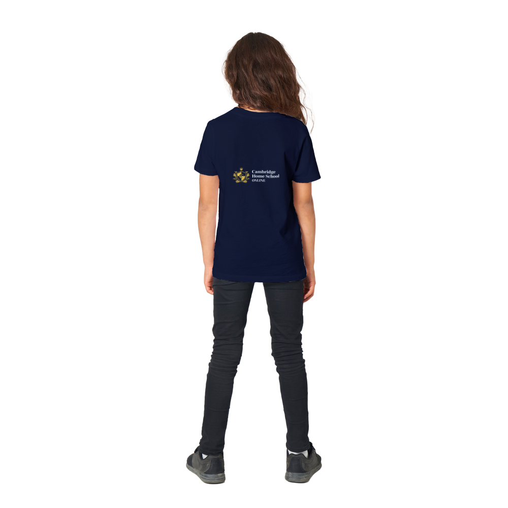 CHS Organic Kids Crewneck T-shirt Navy