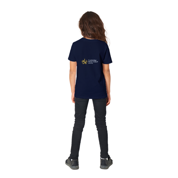 CHS Organic Kids Crewneck T-shirt Navy