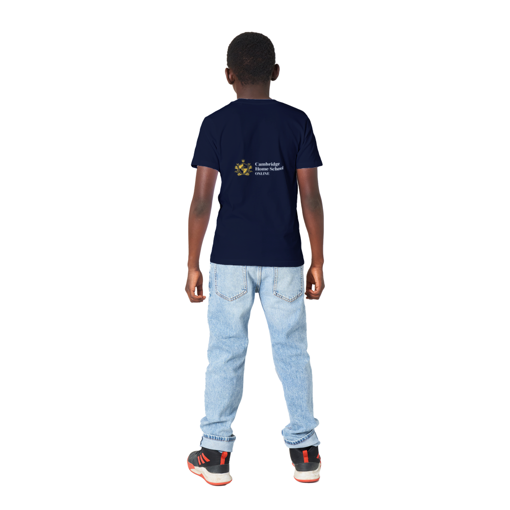 CHS Organic Kids Crewneck T-shirt Navy