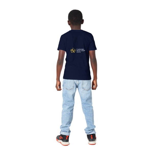 CHS Organic Kids Crewneck T-shirt Navy