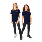 CHS Organic Kids Crewneck T-shirt Navy